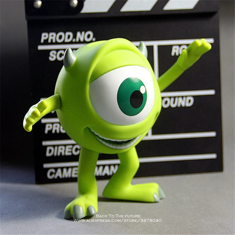 

Disney Monsters University Mike Wazowski Mr Q money pot 13cm Action Figure Anime Mini Decoration Collection Figurine Toy model