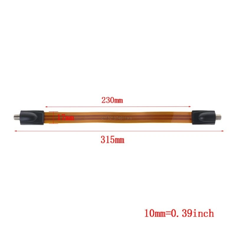 Плоский Fcoaxlal Cabl E Female F Commector пройти домой/на окно автомобиля, дверь tv LTE антенна ТВ
