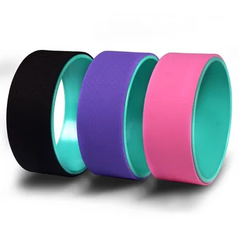 

Professional TPE Yoga Circles Pilates Waist Shape Bodybuilding ABS Gym Workout Yoga Wheel Back Training Tool For Fitness Dance