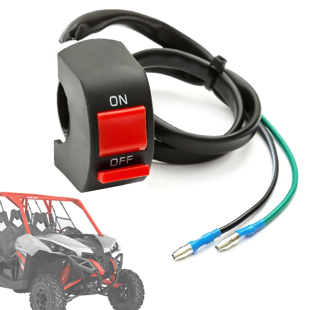 1PC On Off Cut Out Kill Stop Switch Button Headlight Engine Motorcycle Accessories For Mini Moto Quad Pit Bike ATV 22mm 7/8"