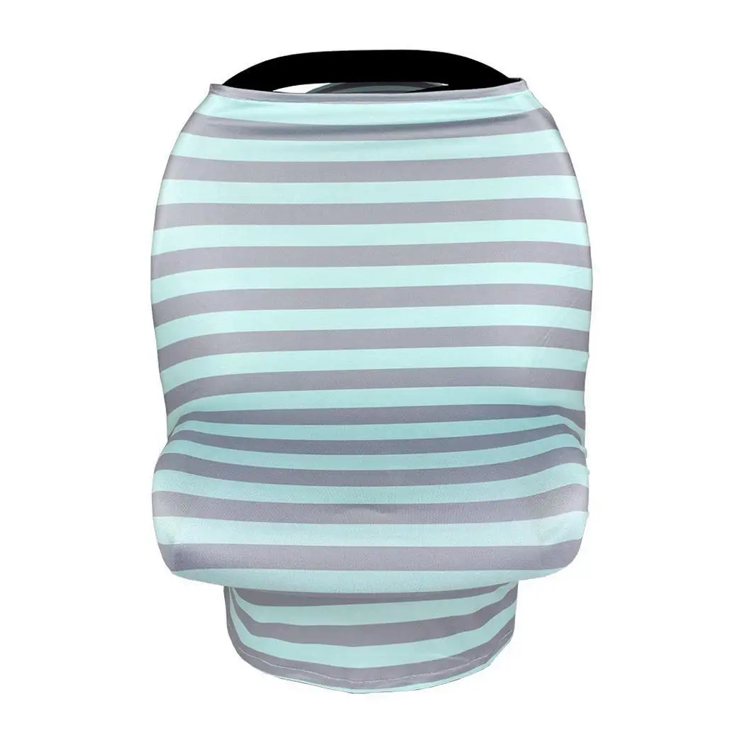 Multifunctional Folding Breathable Print Sunshade Baby Stroller Cover Nursing Cover All Seasons