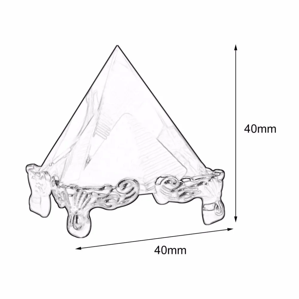 Мода искусственный Египетский прозрачный K9 кристалл пирамида из кварца украшение стола для дома и офиса прекрасный орнамент подарок для друзей