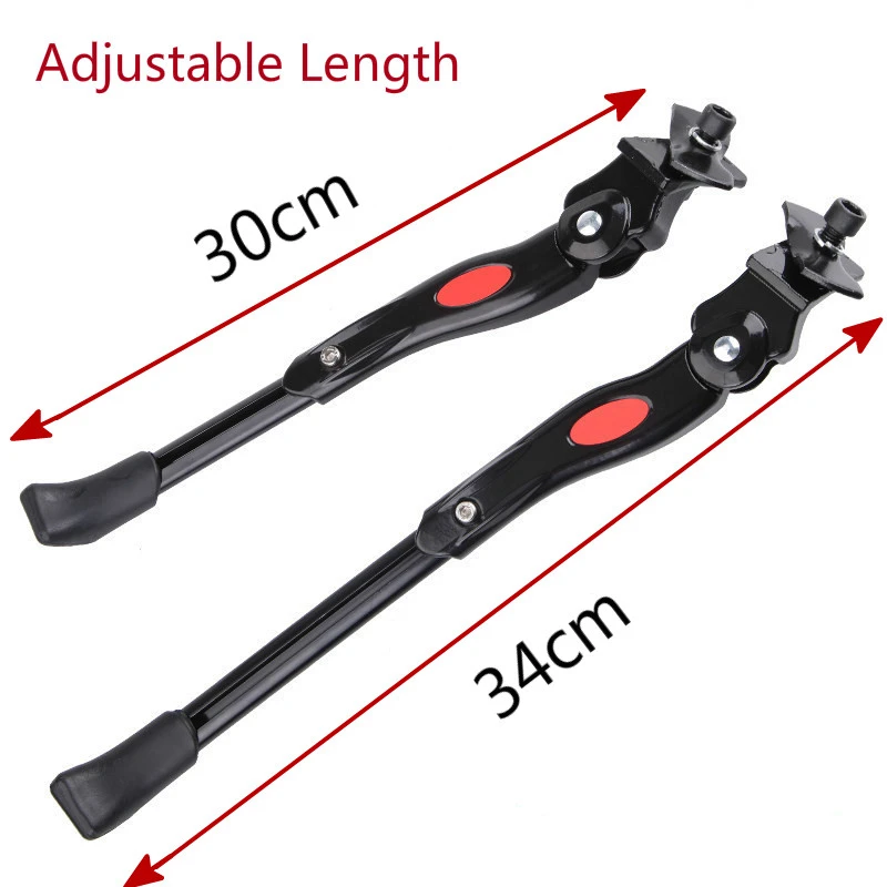 Bike Stands Kickstand Aluminum Alloy Adjustable Parking Racks Mountain Bicycle Side Support Cycling Part for 20 24 26MTB 19-0020