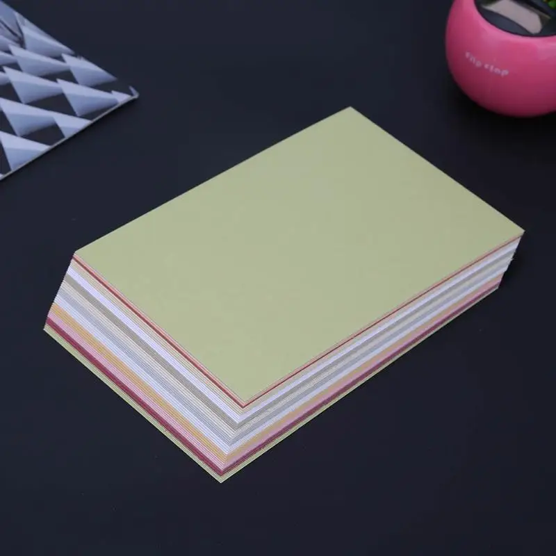  50pcs/pack Pearl Paper Hand Painted Card Paper Wedding Invitations Card Blank Paper Postcard Maker  - 32833160081