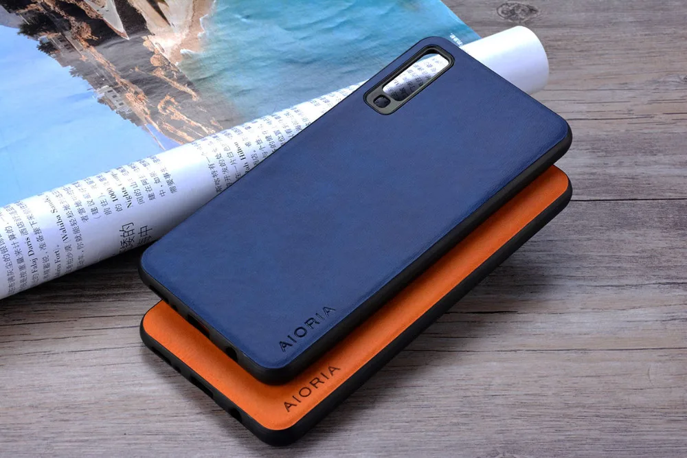 Shop Case For Samsung Galaxy A7 2018 Coque Luxury Vintage Leather