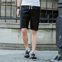 ZeroNeed, повседневные мужские шорты,, Новое поступление, хлопок, мужские шорты, мужские, модные, пляжные, облегающие, бермуды, мужские, для бега, S-5XL 01