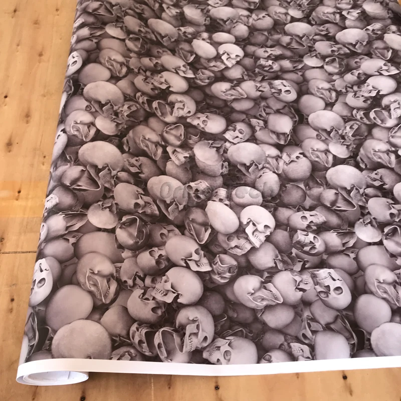 Skull Stickerbomb Vinyl Wrap-2