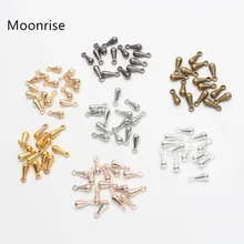 7 мм 9 мм золото/родий/серебро/бронза цепь Расширенный и расширение/хвост удлинитель металлические подвески в форме капель воды HK142