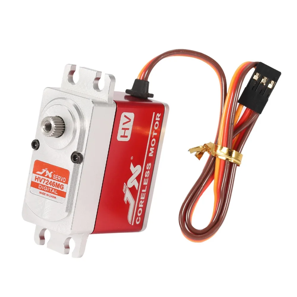

JX PDI-HV7246MG 46KG 6-8.4V High Voltage Metal Gear Digital Coreless Standard Servo for RC Car 550-700 Airplane Helicopter