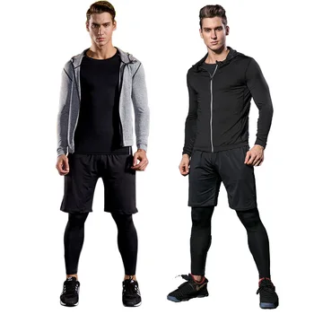 Compression Running Sets Men's Sports Suit Gym Fitness Sportswear Quick Dry Basketball Tights Outdoor Jogging Training Underwear 5