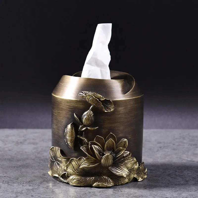 

XING KILO Tissue box living room tray multifunctional modern creative desktop storage roll paper tube toilet tissue box toilet
