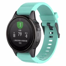 10 цветов 20 мм Замена силиконовых наручных часов браслет ремешок для Garmin Fenix 5s/5s plus ремешок для часов 10 шт./партия