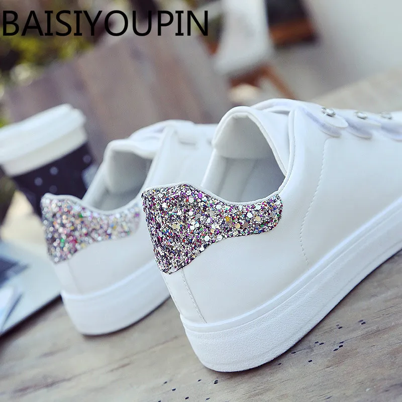 

Ladies causal breathe Comfort Sneakers Shoes Female Small White Shoes Women Flats Shoes All Match Ladies Causal Board Shoes 40