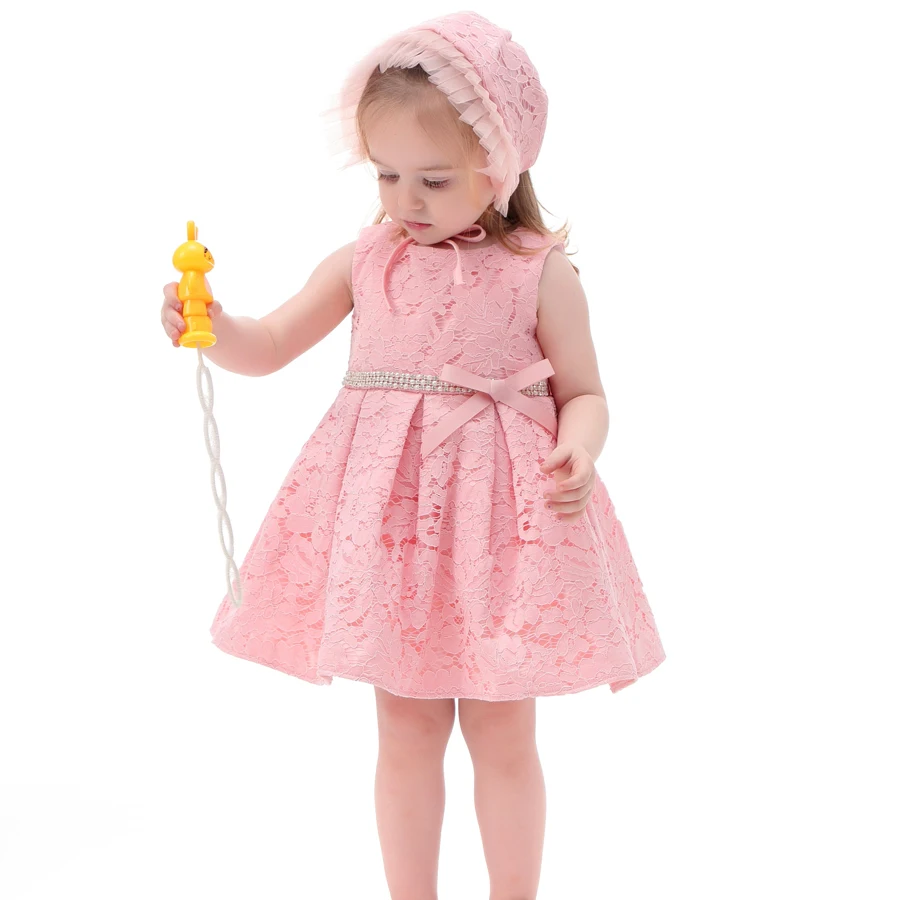 IYEAL/праздничные платья для маленьких девочек на день рождения крестины Пасха, платье принцессы для маленьких девочек, кружевное платье с цветочным узором для детей