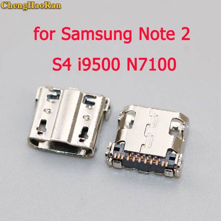 ChengHaoRan 11pin Micro USB разъем для зарядки Samsung Galaxy S4 i9500 i9502 i9505 I9508 N719 Note 2 N7100|Соединители| |