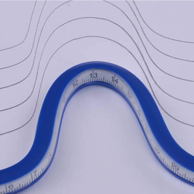 Гибкая Кривая линейка для одежды краска Бенди кривая мера черчения инженерный чертеж дизайн графика линейка кривая измерительный инструмент