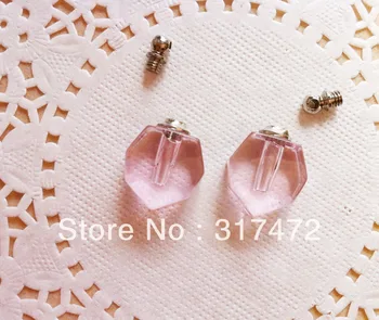 

30pcs Torn screw cap glass bottle bottle charm pendant gift memory