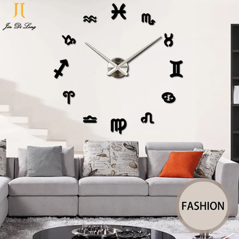 Large Mirror Wall Stickers Clock Living Room Diy Wall Clock Bedroom Bedroom Western Style 3d Large Mirror Wall Stickers Clock Living Room Diy Wall Clock Bedroom Bedroom Western Style 3d