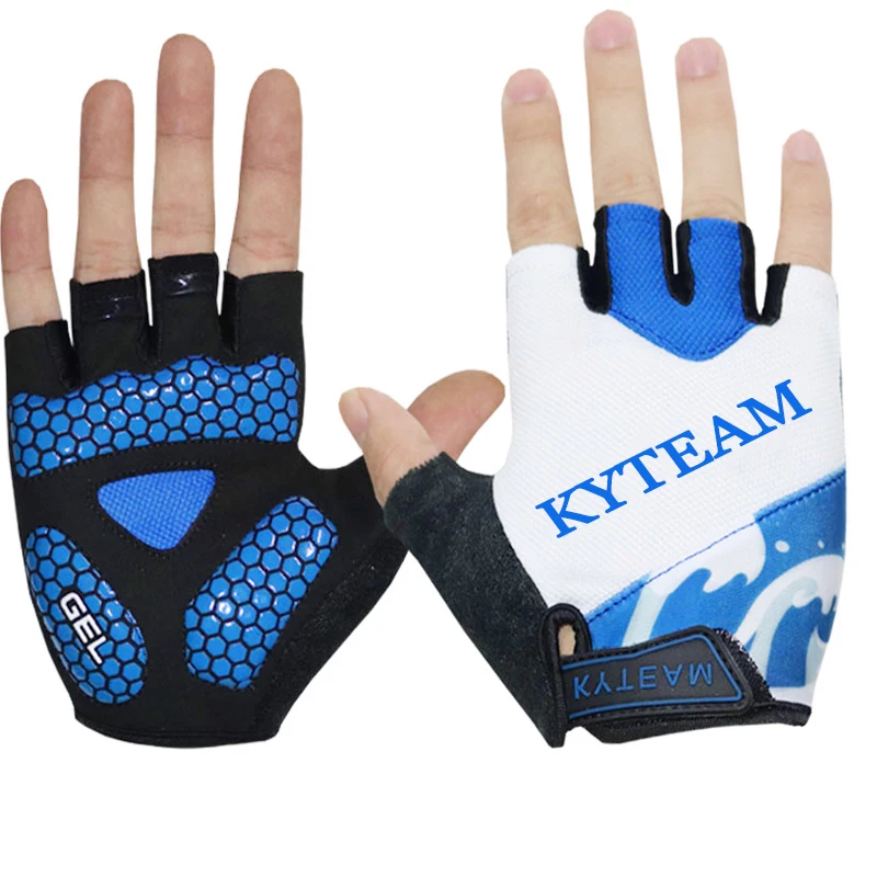 Велосипедные перчатки Kyteam для мужчин и женщин с полупальцами Guantes MTB Ciclismo Cortos