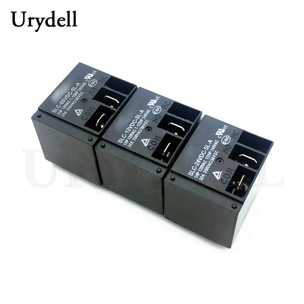 

5pcs/lot Relays SLC-05VDC-SL-C SLC-12VDC-SL-C SLC-24VDC-SL-C 5V 12V 24V 30A T91 5pins Original Relay