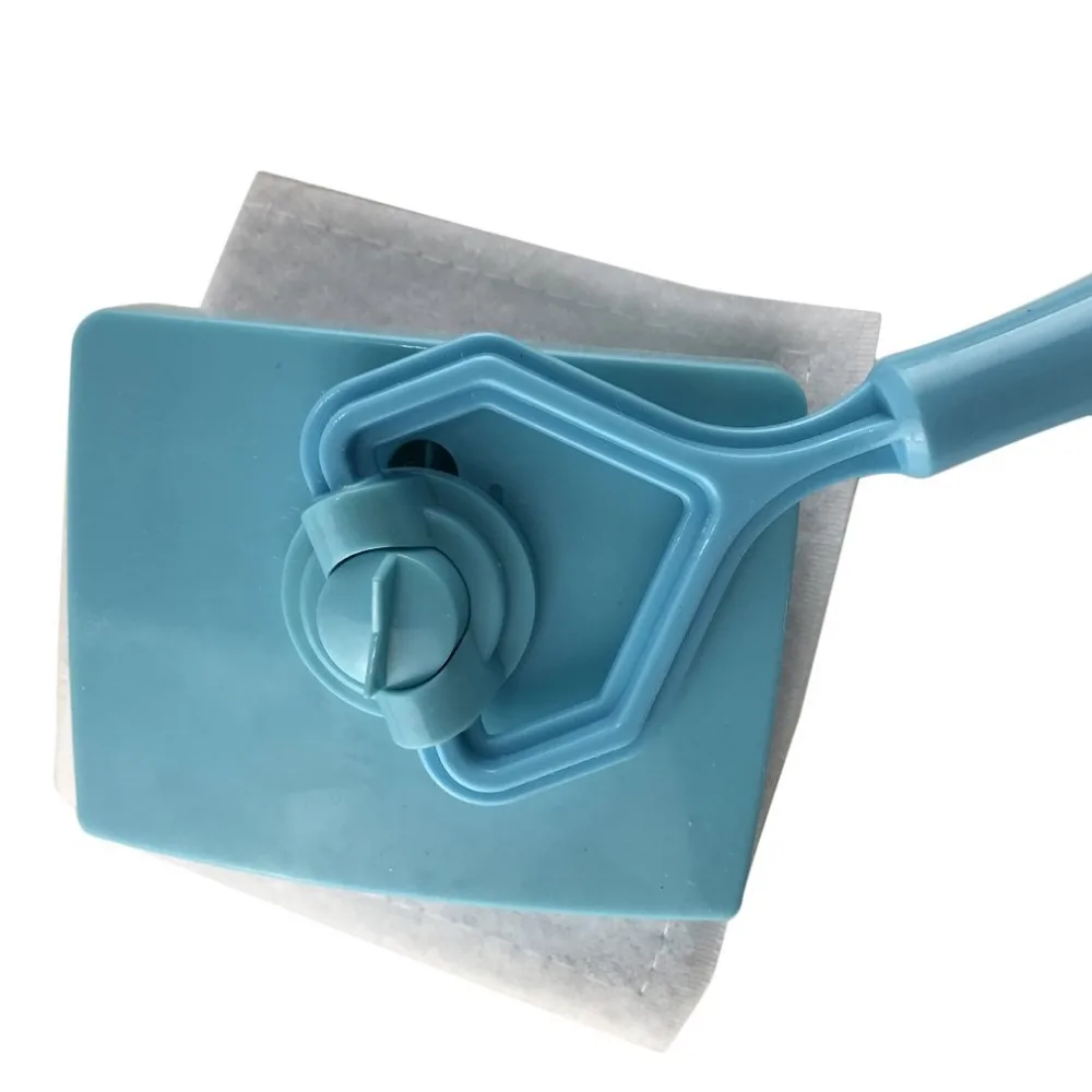 Telescopic kickboard cleaning brush Microfiber Pad for window mirrors