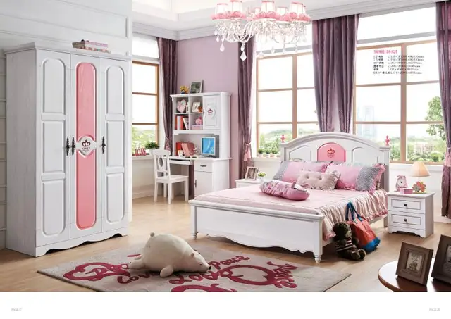 Jlmf825 Ash Solid Wood Children Bedroom Furniture Set Health Jlmf825 Ash Solid Wood Children Bedroom Furniture Set Health Environmentally Friendly Bed Wardrobe Desk Bedside