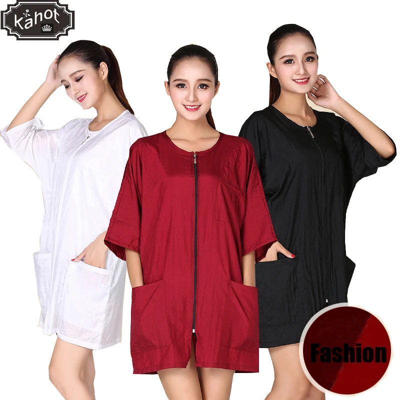 1pcsProfessionalHairdressingBeautySPAGownZipperRobeHairCapes