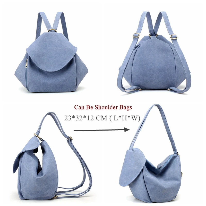 Солнечный магазин корейский стиль холщовый рюкзак женский школьный рюкзак простой винтажный матовый полированный дизайн рюкзак женская сумка