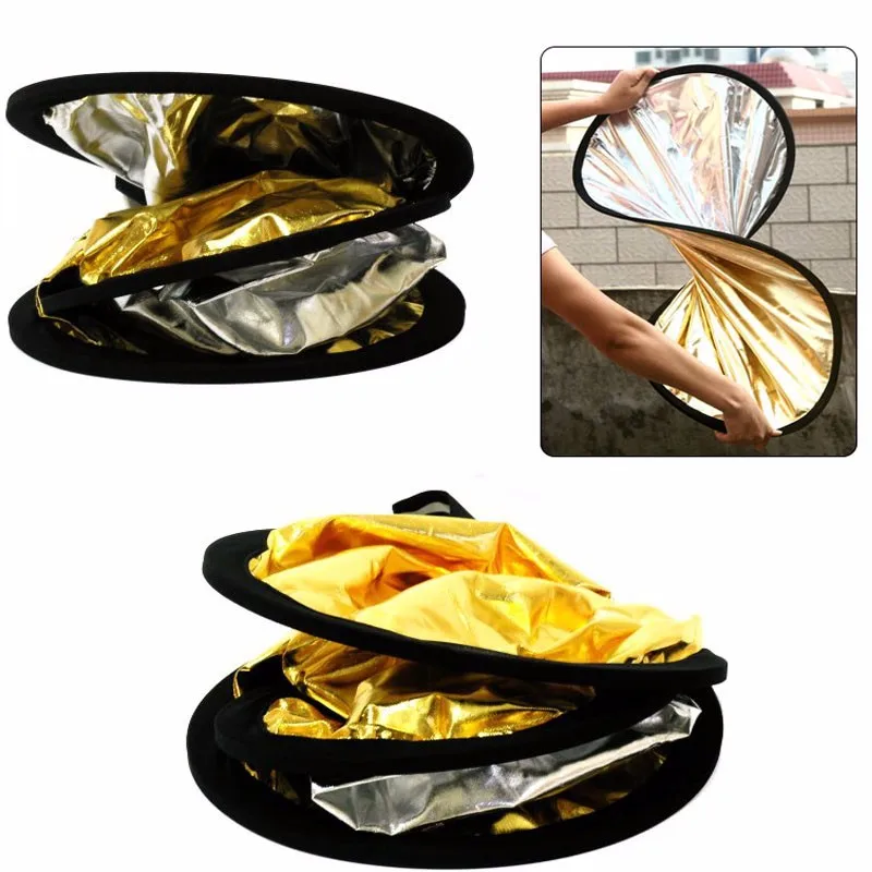 fREE SHIPPING 2-IN-1 80CM GODOX REFLECTOR WITH CARRY BAG