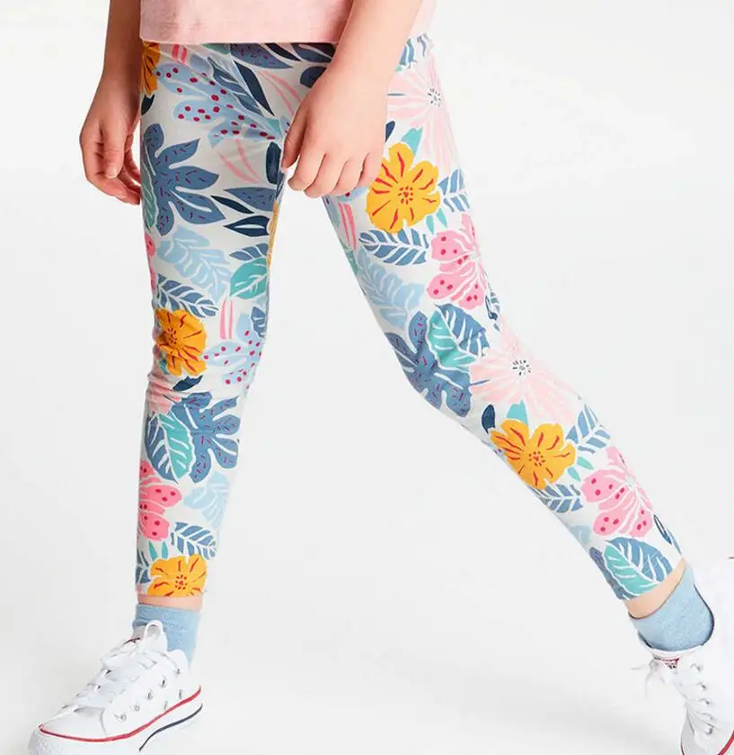 6pcs/lot Baby girls legging baby Girls Legging leaves leisure Leggings