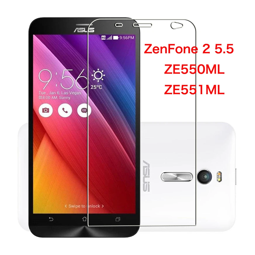 Закаленное стекло ZE551ML для ASUS Zenfone 2 5 дюймов стеклянная пленка ZE551 ML ZE550 защита