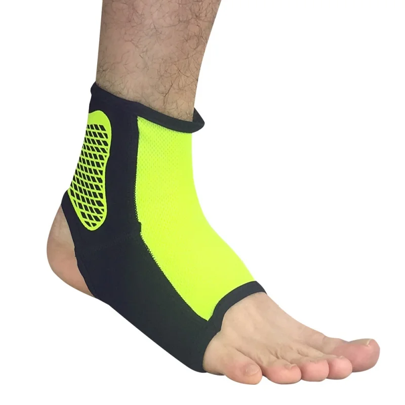 Фитнес фиксатор лодыжки Поддержка ноги Sprain Guard защитный ремень ММА ноги Муай Тай Бокс Баскетбол Футбол тренажерный зал SportN - Цвет: Зеленый