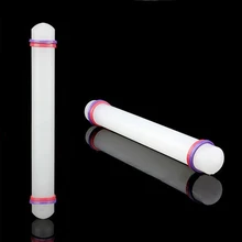 Пластиковая антипригарная скалка для помадки помадка торт тесто ролик украшения трафарет для выпечки 50 см