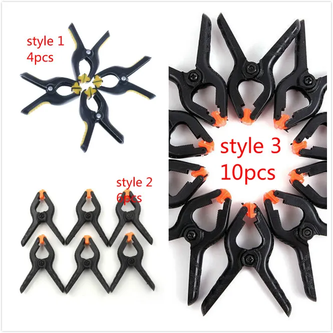 4 /6 /10pcs Plastic Nylon Spring Clamp Phone Tablet LCD Digitizer Screen Fastening Clamp Non-slip Handle Repair Tool