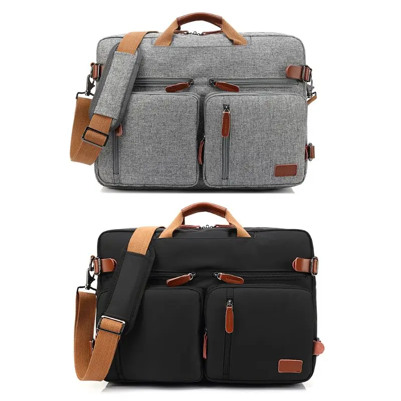 

Functional Convertable Rucksack Messenger Shoulder Bag Laptop Case Multifunction Business Briefcase Travel Handle Bag