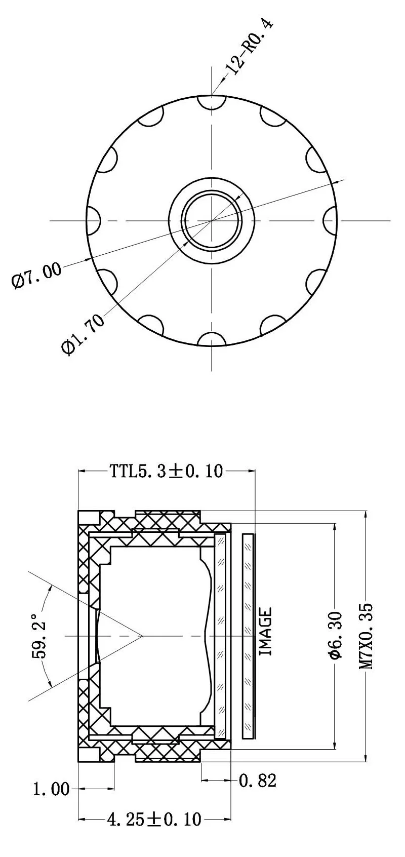 HD 5MP M7 4,5 мм Мини cctv объектив для 960 P, 720 P, 1080P или 5MP HD cctv мини-камеры, встроенный ИК-фильтр