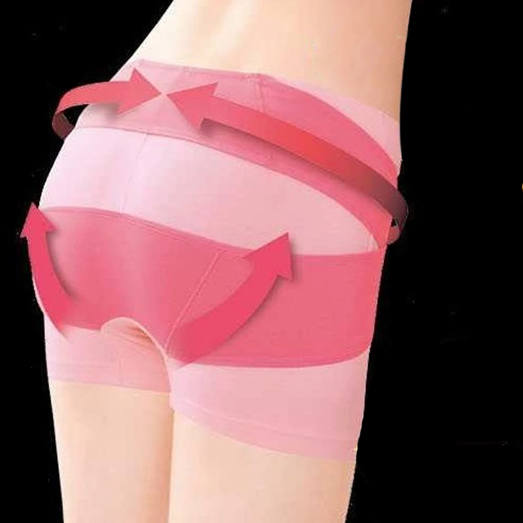 Sleeping Hip Pants Pelvic Correction Shorts Body Shaper Underwear Pink