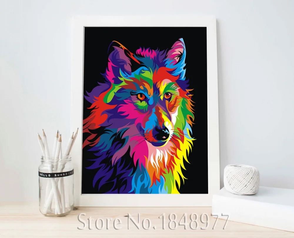 Popular Wolf Oil PaintingsBuy Cheap Wolf Oil Paintings lots from China