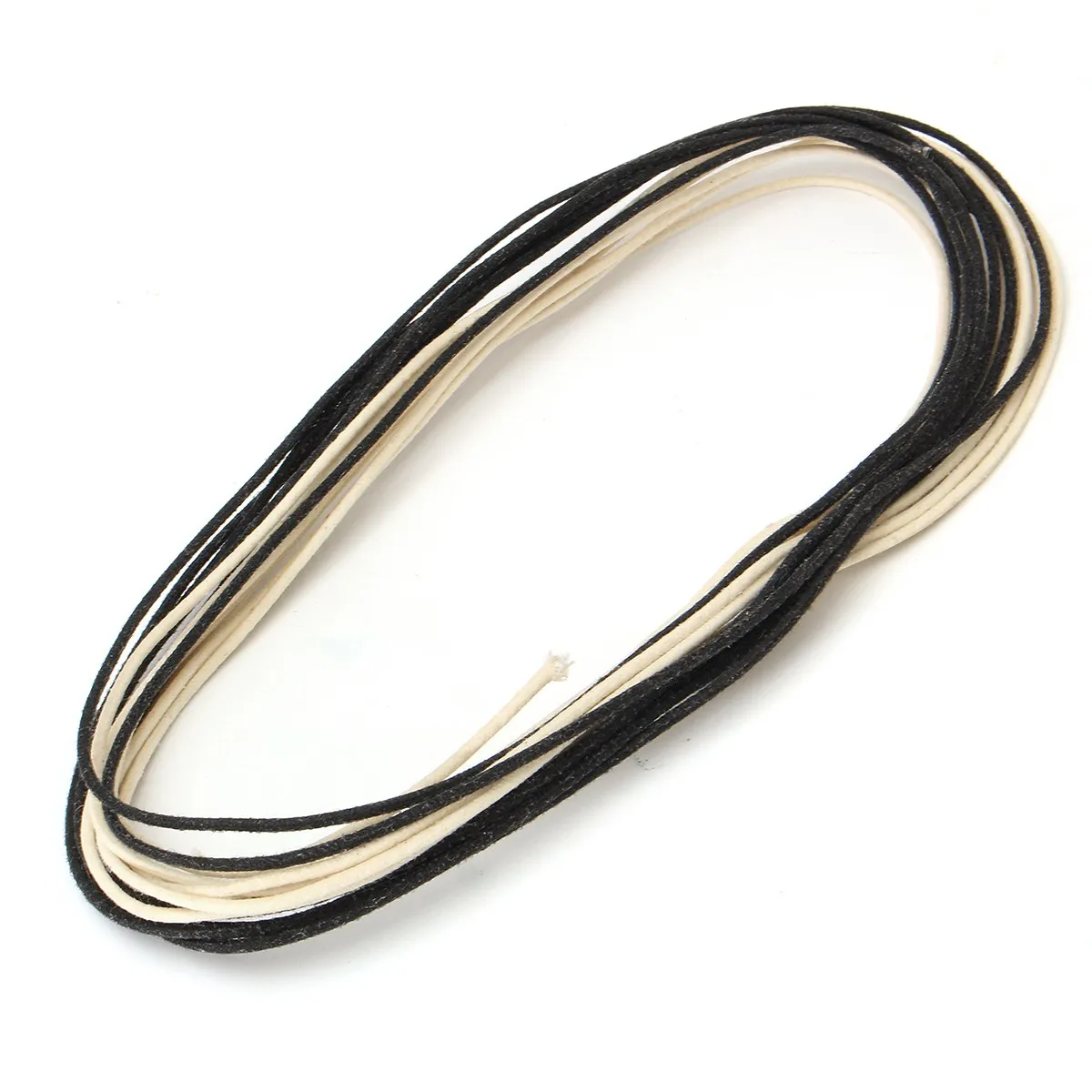 

Zebra 6M Half Black White Vintage-style Pre-tinned Cloth Push Back Guitar Wire For Stringed Instruments Guitar Parts Accessories