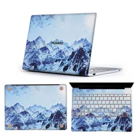 מחשב נייד מדבקות מחשב נייד דפוס אריחים עבור Huawei Matebook 13.3 / X 13.3 / X Pro 13.9 / D 15.6 אינץ fundas צבעוני מחברת עור אנטי-אבק (5)