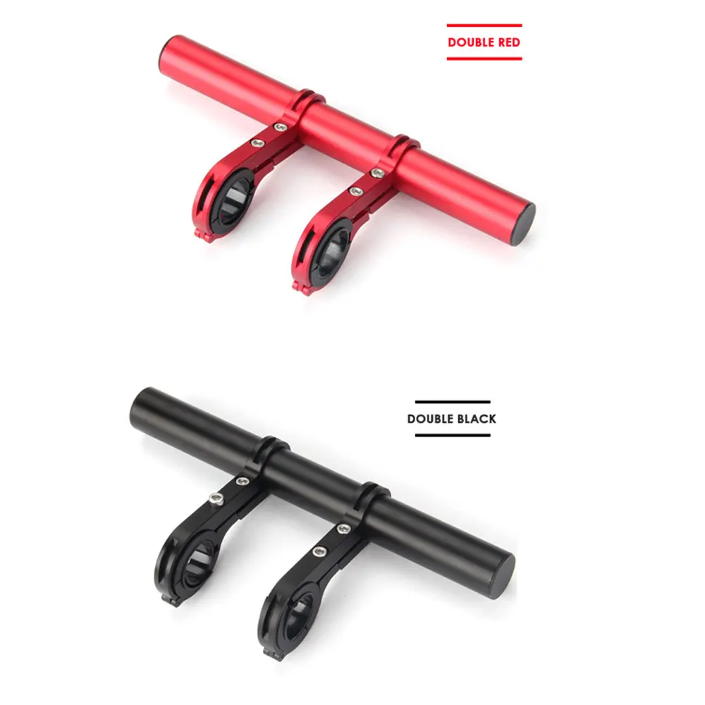 

Bicycle Extension Tube 20cm Handles Flashlight Holder Extender Aluminum Alloy Mount Bike Handlebar ExtensionMount Durable