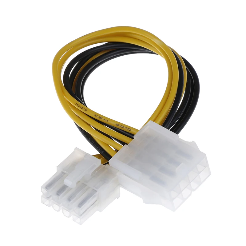 

8pin 18cm Extend Cable Wire 8 Pin 12V CPU Power Extension Cable 18AWG Power Supply For Bitcoin Miner Mining Machine
