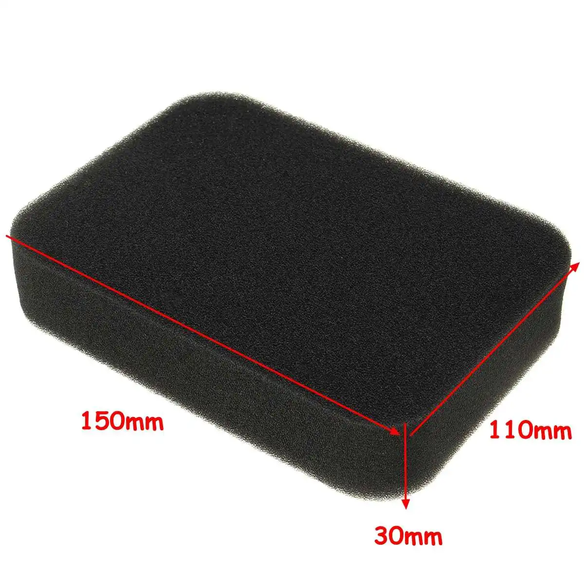 Espuma de filtro de aire para HONDA GX240 GX270 GX340 GX390 sustituye parte 17211-899-000 negro esponja suave de automóviles filtro de aire parte