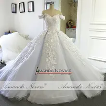 Amanda Novias роскошное свадебное платье с бретельками свадебное платье Дубай