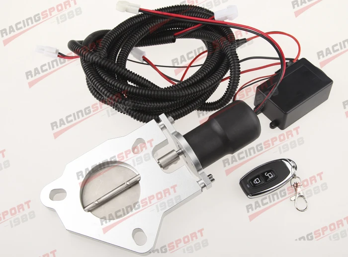 3" ELECTRIC EXHAUST CUTOUT VALVE WITH W/ REMOTE CONTROLexhaust cutout