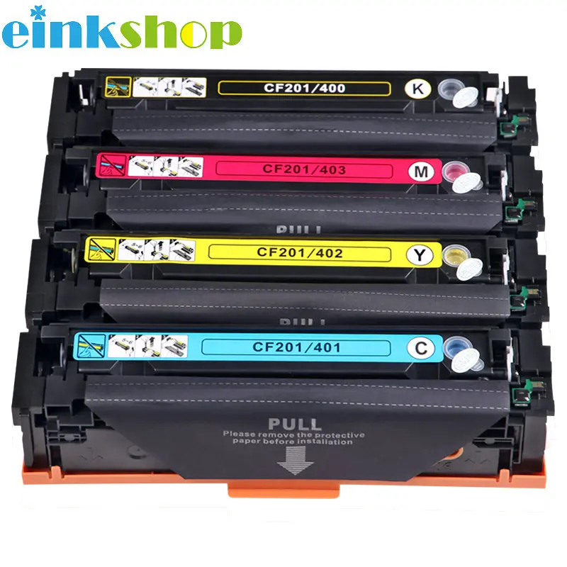 Картридж с тонером Einkshop M252dn для HP CF401A 402 403A 201A Color LaserJet Pro M252n MFP M277dw M277n M274n|Детали