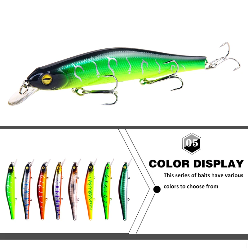 SEAPESCA 2018 nuevo Modal Minnow Señuelos de Pesca 125mm 17,3G Wobblers carnada nade cebo bajo de alta calidad Pike Jerkbait Isca Pesca YA88 SEAPESCA 2018 nuevo Modal Minnow Señuelos de Pesca 125mm 17,3G Wobblers carnada nade cebo bajo de alta calidad Pike Jerkbait Isca Pesca YA88