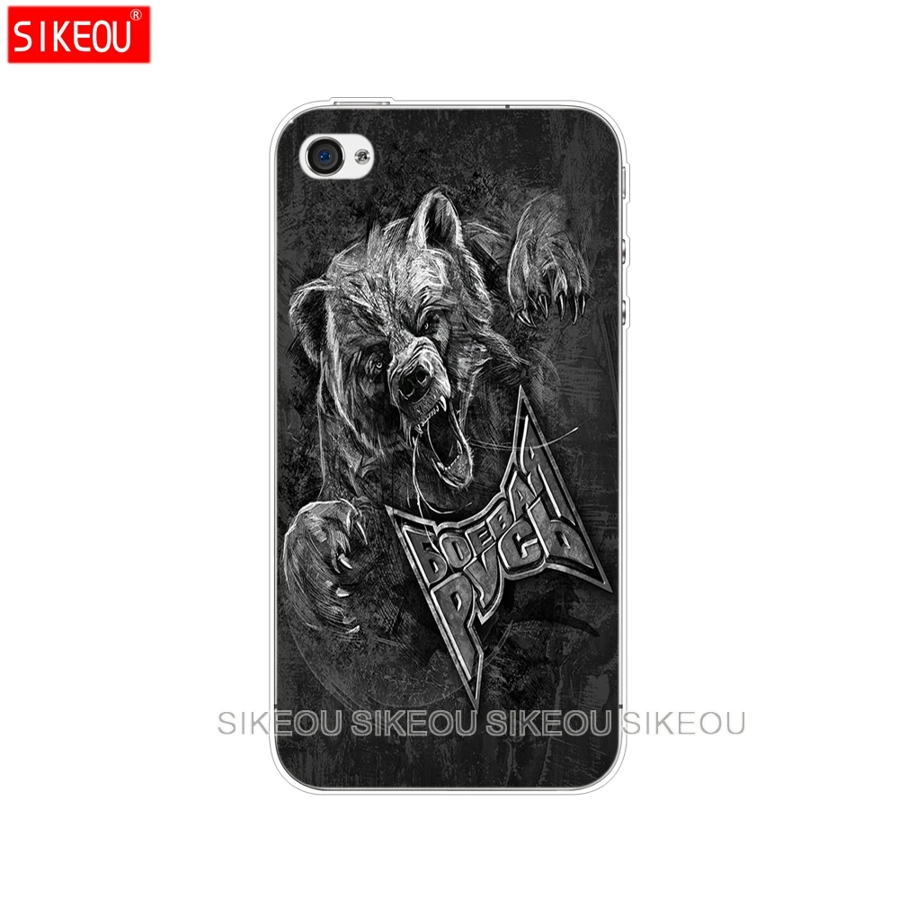 Силиконовый чехол для телефона диагональю 4 0 дюйма iPhone SE 5 с рисунком кошки волка