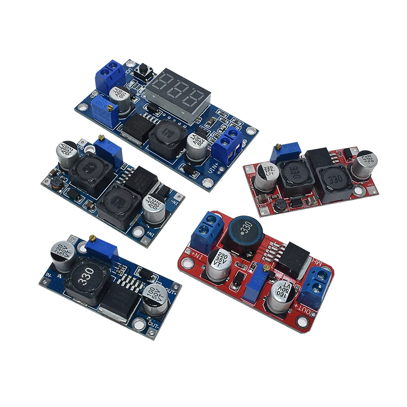 5 Pack 5 Pack Boost Converter Module XL6009 DC to DC 3.0-30 V to 5-35 V Output Voltage Adjustable Step-up Circuit Board