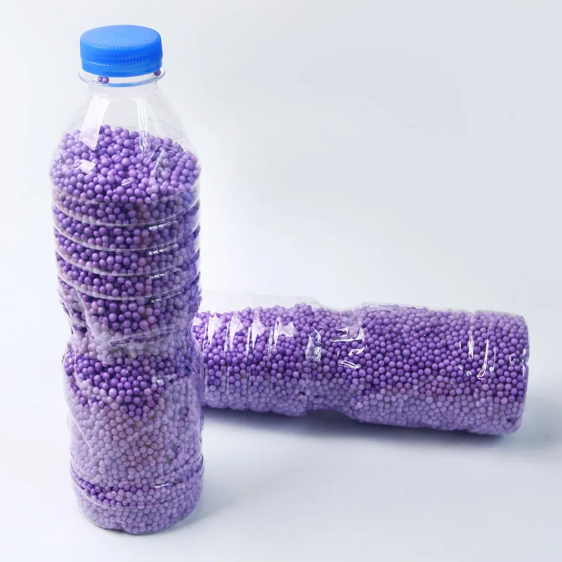 500 мл/бутылки поделки Снег Грязь 2-4 мм частиц для слизи аксессуары маленькие шарики крошечные пены бисер слизь наполнитель для DIY поставляет